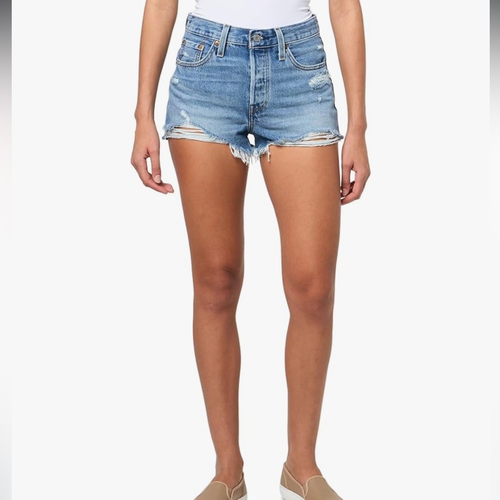 Women's Blue Denim Shorts
